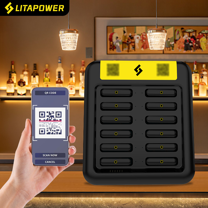 12-port shared mobile power supply, charging treasure